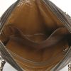 Chanel Petit Shopping handbag in brown quilted leather - Detail D2 thumbnail