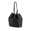 Hermès Market shopping bag in black grained leather - 00pp thumbnail