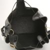 Hermès Market shopping bag in black grained leather - Detail D2 thumbnail