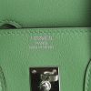 Bolso de mano Hermes Birkin 25 cm en cuero swift verde Bamboo - Detail D3 thumbnail