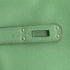 Borsa Hermes Birkin 25 cm in pelle Swift verde Bamboo - Detail D4 thumbnail
