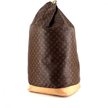 Borsa da viaggio Louis Vuitton Marin - Travel Bag in tela monogram marrone e pelle naturale