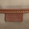 Celine Boogie handbag in beige monogram canvas and brown leather - Detail D3 thumbnail