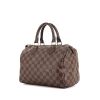 Louis Vuitton Speedy 25 cm handbag in brown damier canvas and brown leather - 00pp thumbnail