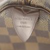 Louis Vuitton Speedy 25 cm handbag in brown damier canvas and brown leather - Detail D3 thumbnail