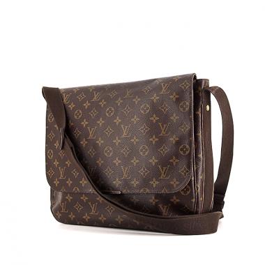 Bolso bandolera Louis Vuitton District modelo grande en lona Monogram revestida y lona marrón