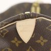 Louis Vuitton Keepall 55 cm travel bag in brown monogram canvas and natural leather - Detail D3 thumbnail