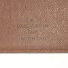 Portafogli Louis Vuitton in tela monogram e pelle marrone - Detail D3 thumbnail