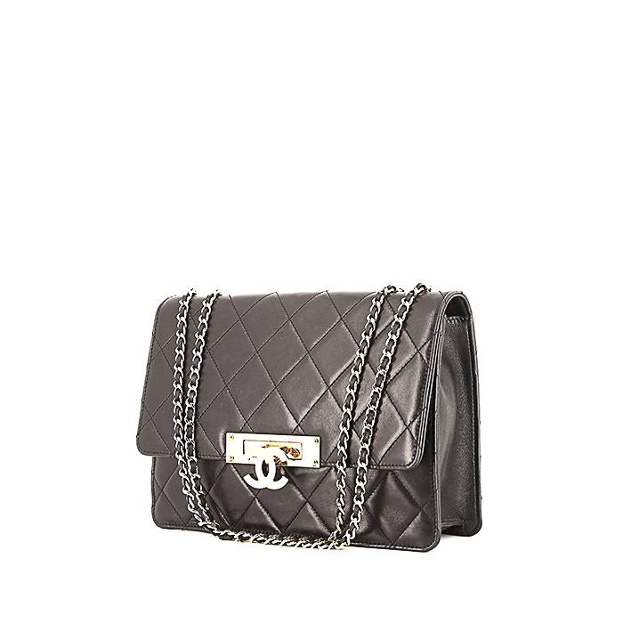 Borsa Chanel Vintage in pelle trapuntata nera