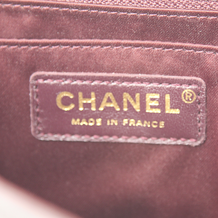 Borsa Chanel Vintage in pelle trapuntata nera - Detail D4