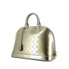 Louis Vuitton Alma large model handbag in grey monogram patent leather - 00pp thumbnail