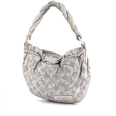 Borsa Louis Vuitton Louis Vuitton Editions Limitées in pelle monogram grigia