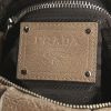 Sac à main Prada Lux Chain en cuir grainé marron - Detail D3 thumbnail