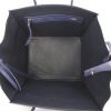 Celine Phantom handbag in blue suede - Detail D2 thumbnail