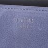 Celine Phantom handbag in blue suede - Detail D3 thumbnail