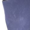 Bolso de mano Celine Phantom en ante azul - Detail D4 thumbnail