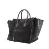 Celine Phantom handbag in anthracite grey suede - 00pp thumbnail