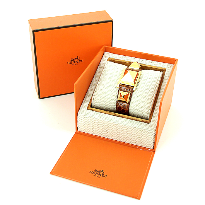 Orologio Hermès Médor in oro placcato Circa  2000 - Detail D2