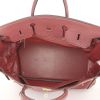 Hermes Birkin 40 cm handbag in red togo leather - Detail D2 thumbnail