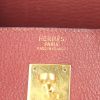 Borsa Hermes Birkin 40 cm in pelle togo rossa - Detail D3 thumbnail