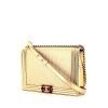 Chanel Boy shoulder bag in gold leather - 00pp thumbnail