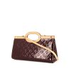 Bolso de mano Louis Vuitton Roxbury en charol Monogram color burdeos y cuero natural - 00pp thumbnail