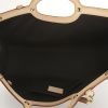 Louis Vuitton Roxbury handbag in burgundy monogram patent leather and natural leather - Detail D3 thumbnail