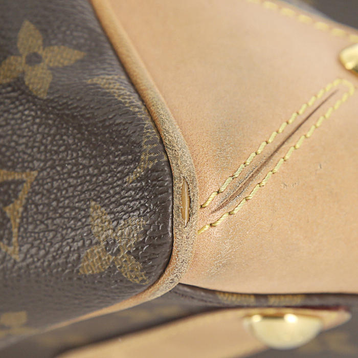 Louis Vuitton Retiro handbag in monogram canvas and natural leather - Detail D5
