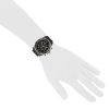 Orologio Chanel J12 Chronographe in ceramica nera e acciaio Circa  2000 - Detail D1 thumbnail