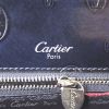 Bolso de mano Cartier en cuero esmaltado azul marino - Detail D3 thumbnail