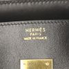 Hermes Birkin 35 cm handbag in black box leather - Detail D3 thumbnail