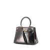 Hermes Mini Kelly handbag in black box leather - 00pp thumbnail
