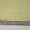 Billetera Dior en cuero verde agua - Detail D3 thumbnail