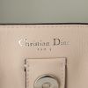 Sac à main Dior Diorissimo grand modèle en cuir tricolore vert-d'eau jaune vanille et rose-poudre - Detail D4 thumbnail