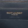 Borsa a tracolla Saint Laurent Baby Duffle modello piccolo in pelle blu notte - Detail D4 thumbnail