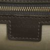 Louis Vuitton handbag in grey monogram canvas and dark brown leather - Detail D4 thumbnail
