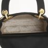 Bolso de mano Dior Lady Dior en satén negro y piedras de fantasía - Detail D2 thumbnail