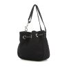 Dior small model shoulder bag in black satin and strass - 00pp thumbnail