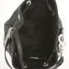 Bolso para llevar al hombro Dior modelo pequeño en satén negro y piedras de fantasía - Detail D2 thumbnail