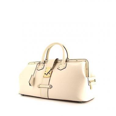 Borsa Louis Vuitton L'Ingénieux modello grande in pelle suhali bianco sporco