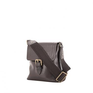 Louis Vuitton shoulder bag in brown leather