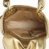 Bolso de mano Dior Mini Lady Dior en cuero cannage dorado - Detail D2 thumbnail