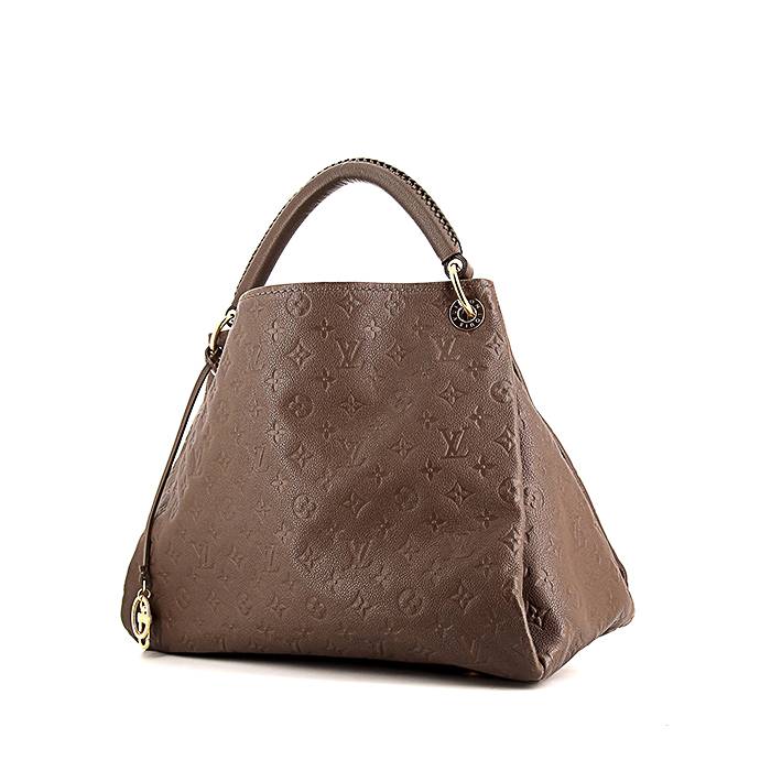 Authenticated Used LOUIS VUITTON Louis Vuitton Monogram Charm Hippo Taupe  M95156 Ladies Vinyl Leather Handbag 