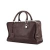 Loewe Amazona handbag in brown grained leather - 00pp thumbnail