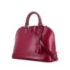 Louis Vuitton Alma small model shoulder bag in fushia pink epi leather - 00pp thumbnail