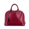 Louis Vuitton Alma small model shoulder bag in fushia pink epi leather - 360 thumbnail