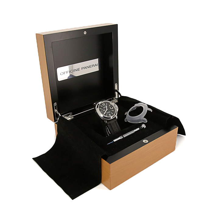 Panerai Luminor Marina Automatic watch in stainless steel Ref:  Op6553 Circa  2000 - Detail D2