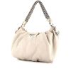 Prada Lux Chain handbag in white grained leather - 00pp thumbnail