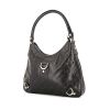 Gucci Abbey handbag in black monogram leather - 00pp thumbnail
