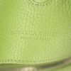Bottega Veneta small model handbag in green grained leather - Detail D3 thumbnail